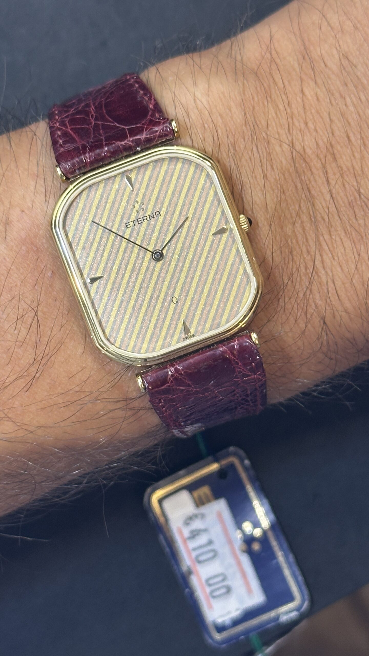Eterna Q Dress Watch Fancy Lugs - Ref. 121 4253 22 - NOS